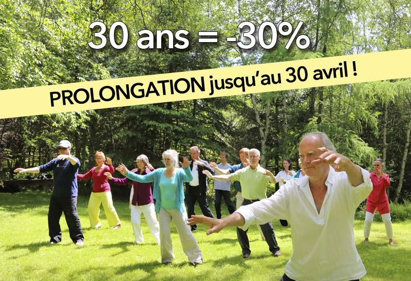 30 ans / 30 % de rabais